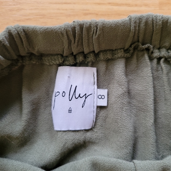 Princess Polly Women's High Waisted Marlowe Mini Skirt Army Green Size 8 - Picture 7 of 12